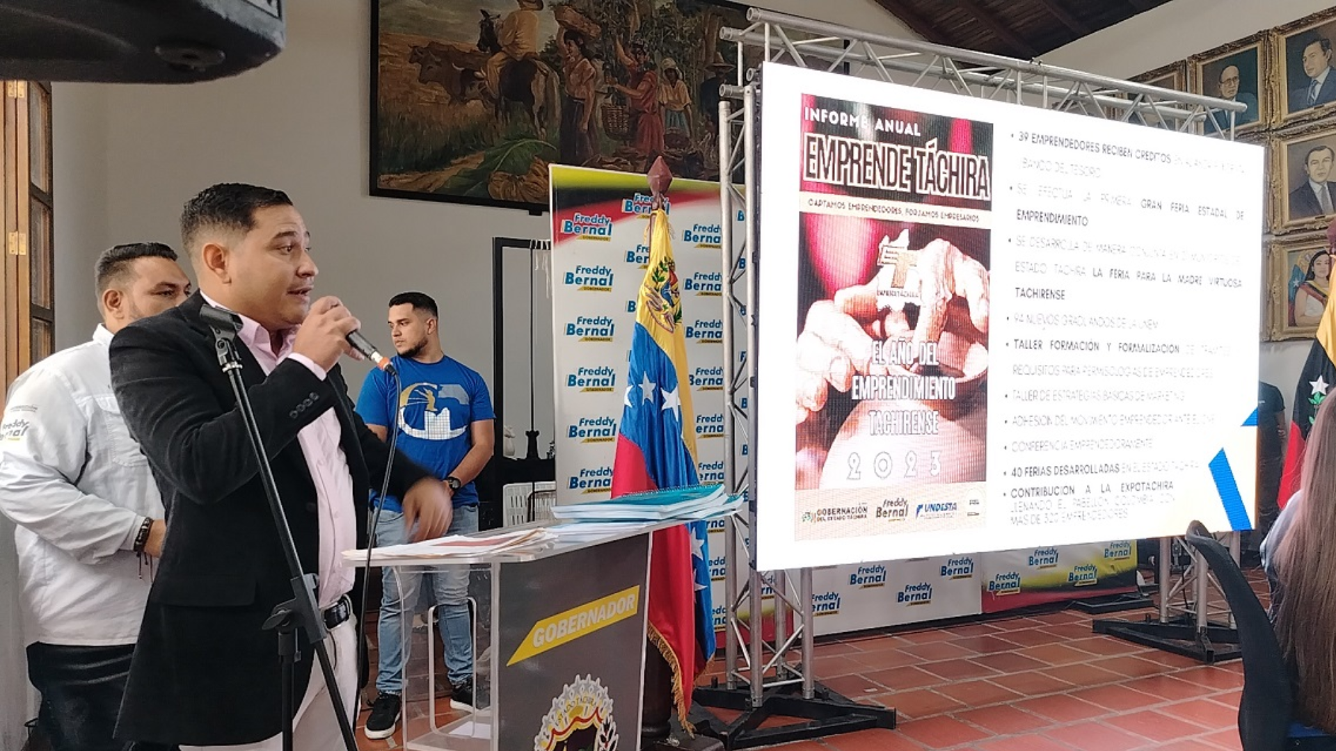 Gobernación del Táchira Apoya al Motor Emprendedor a través de 127 Créditos